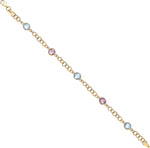 Load image into Gallery viewer, Amethyst &amp; Blue Topaz Bracelet
