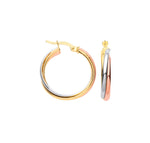 Load image into Gallery viewer, Russian Wedding 23mm Hoop Earrings
